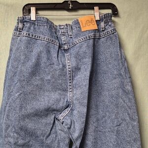 Vintage Lee Womens Relaxed Fit Denim Jeans With Stretchy Sides 14P